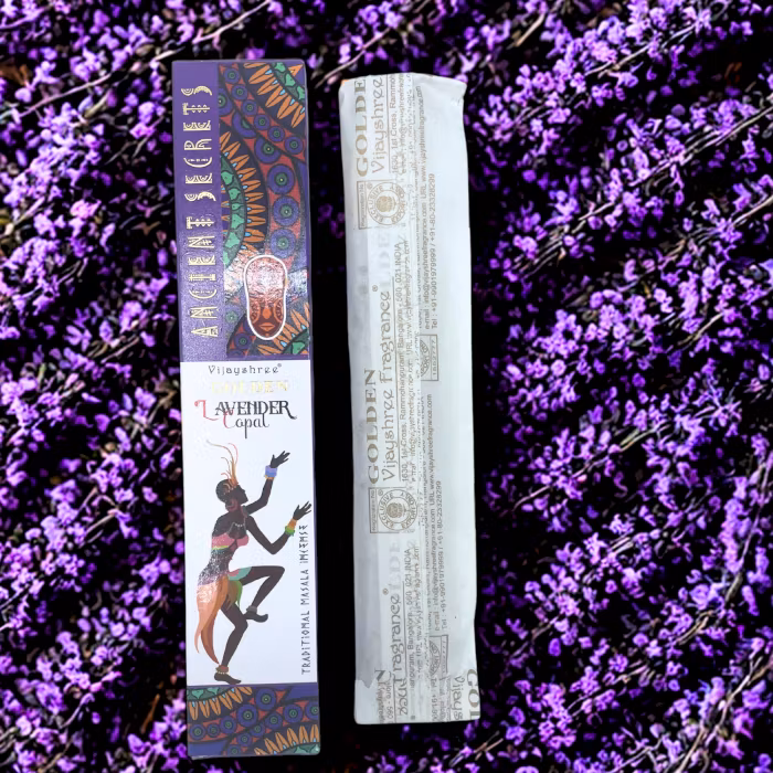 Golden Copal & Lavendel – Naturliga Rökelsepinnar