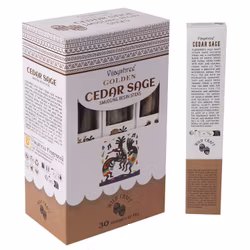 Golden Rökelsepinnar av Harts – Ceder & Salvia