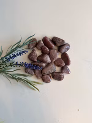 Röd Aventurin, glimmer