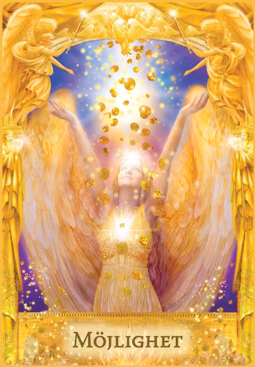 Änglasvar orakelkort (på Svenska)