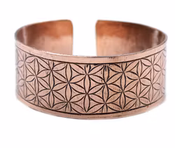 Tibetanskt Armband av Koppar – Livets Blomma