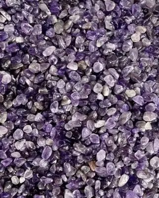 Ametist‑chips – ohålade
