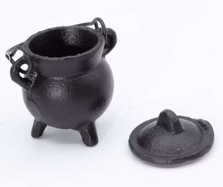 Liten gjutjärnskittel