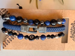Armbandsset för män – blå