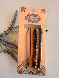 Armbandsset för män –  brun