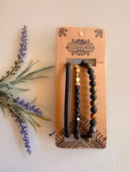 Armbandsset för män –  brun