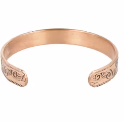 Armband i koppar Lotus, magnetiskt