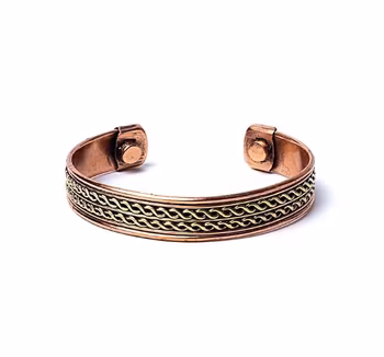 Armband Kupfer Doppelhelix, magnetiks