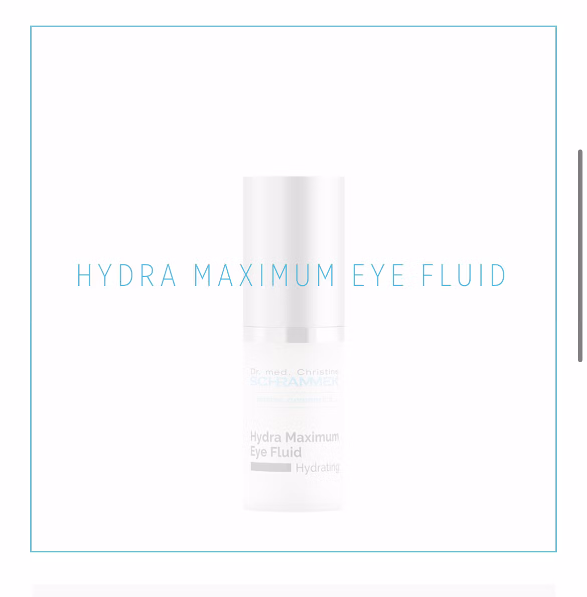Dr. Schrammek Hydra Maximum Eye Fluid