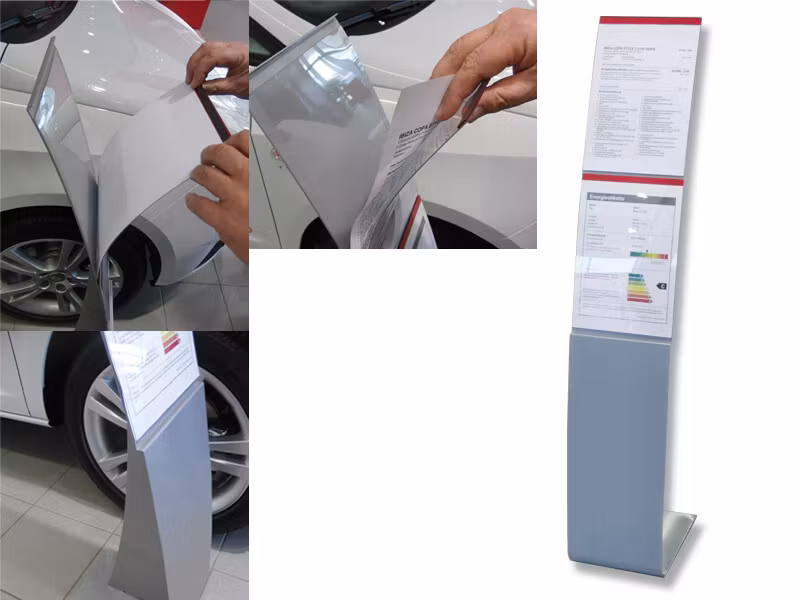 Info display 2 x A4