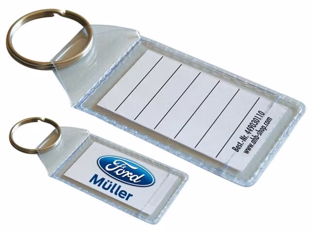 Keytags i mjuk PVC, 100st