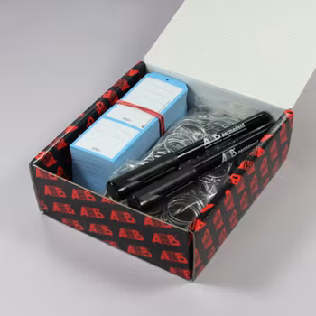 Numrerade & perforerade KeyTags, 250 st