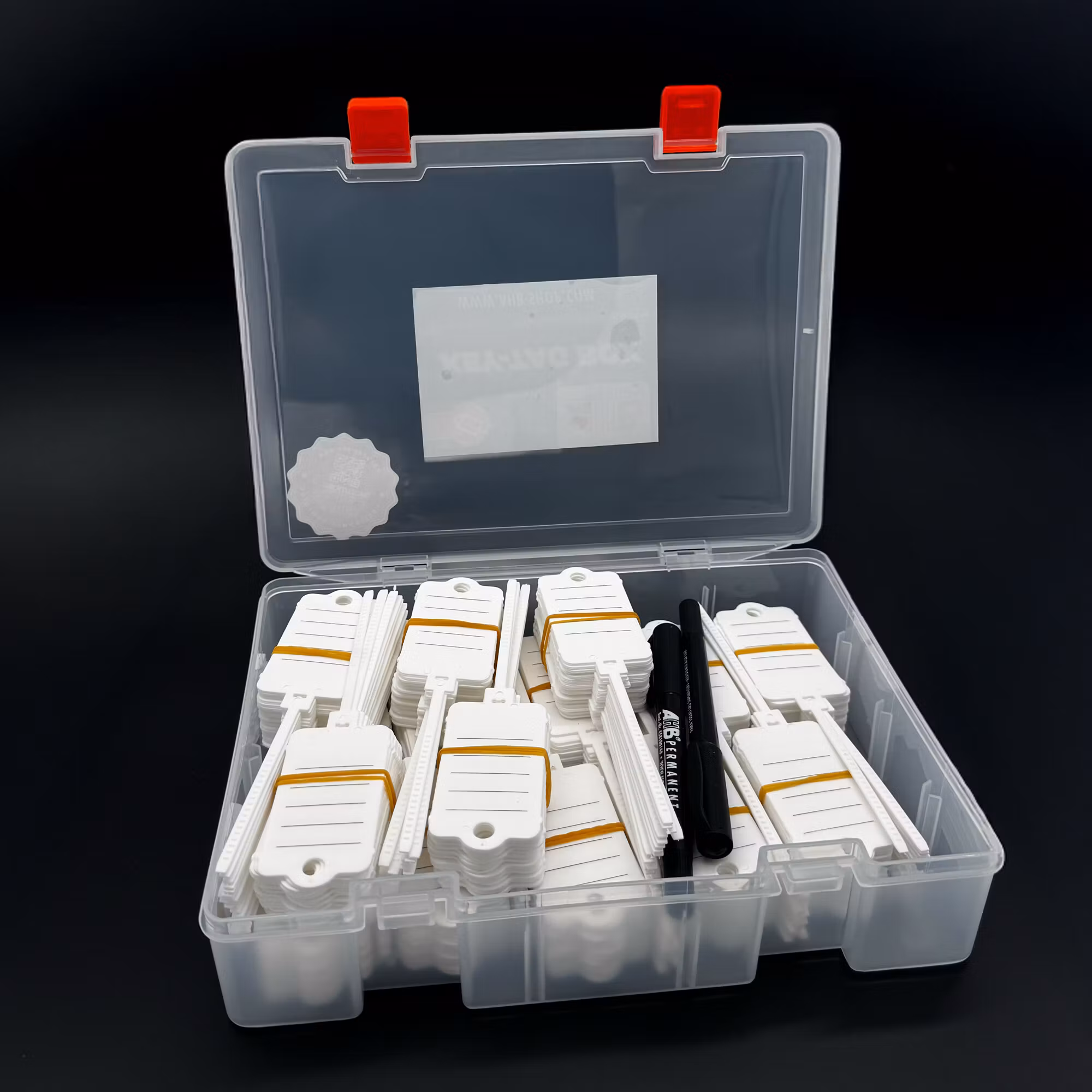 Keytag set  med 300 st/förpackn.
