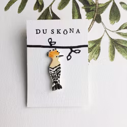 Härfågel, pin