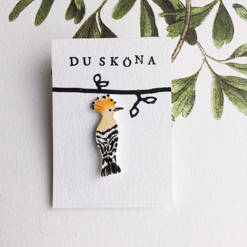Härfågel, pin