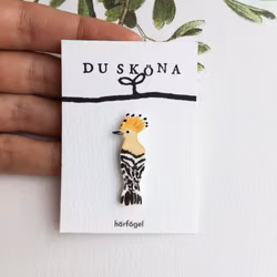 Härfågel, pin