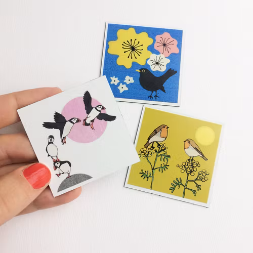 Kylskåpsmagneter, 3 st