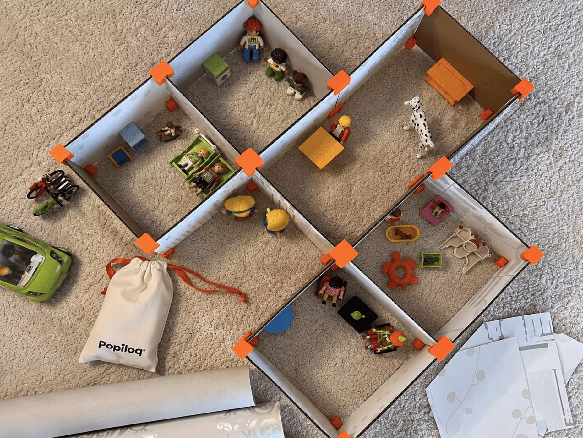 🏠 Tips! Bygg egna rum och skapa en hel värld av kartong