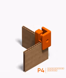 P4 - Popiloq Dubbelhörn (12 st)