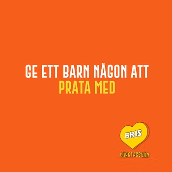Ge ett barn någon att prata med ❤️
