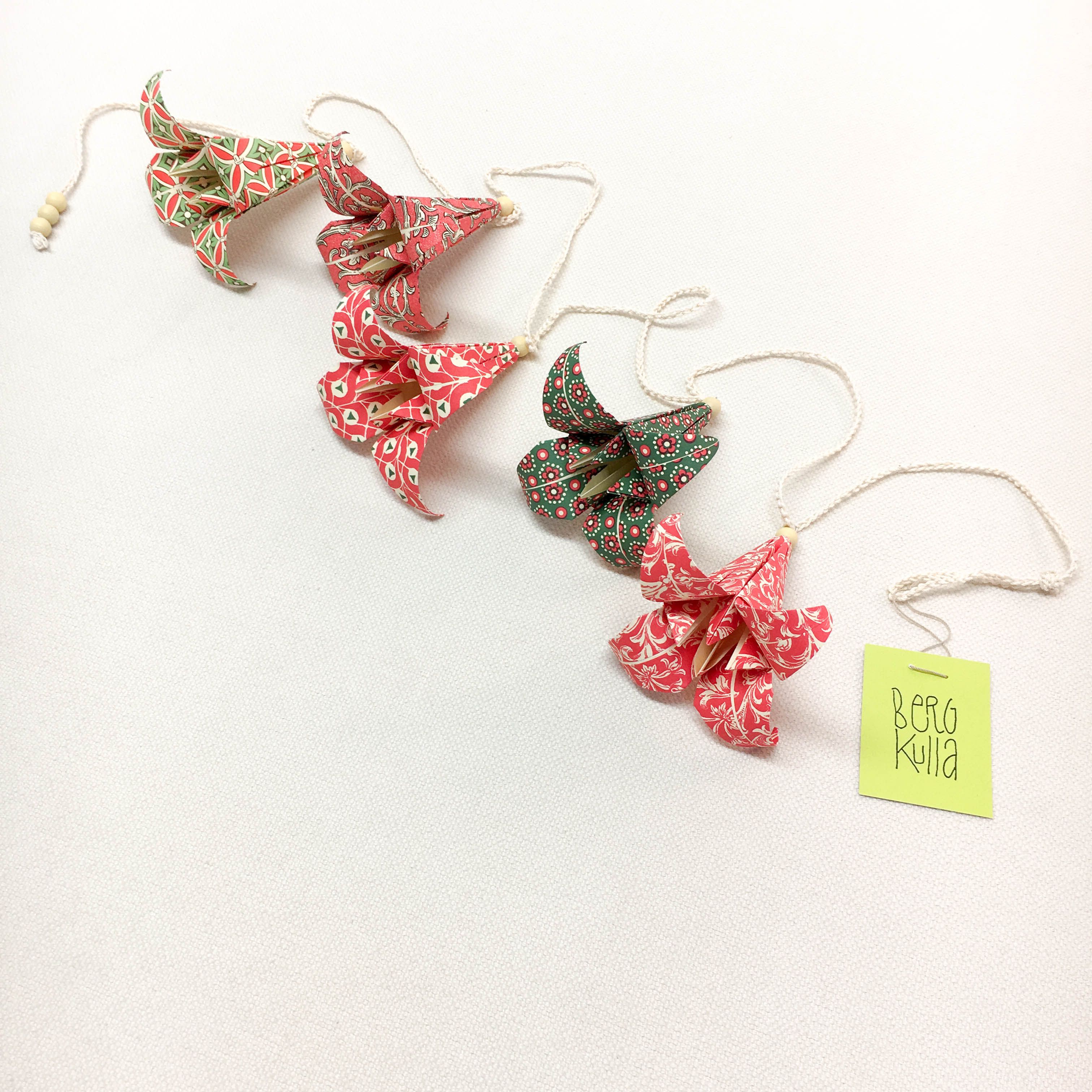 Origami-slinga Vinbär