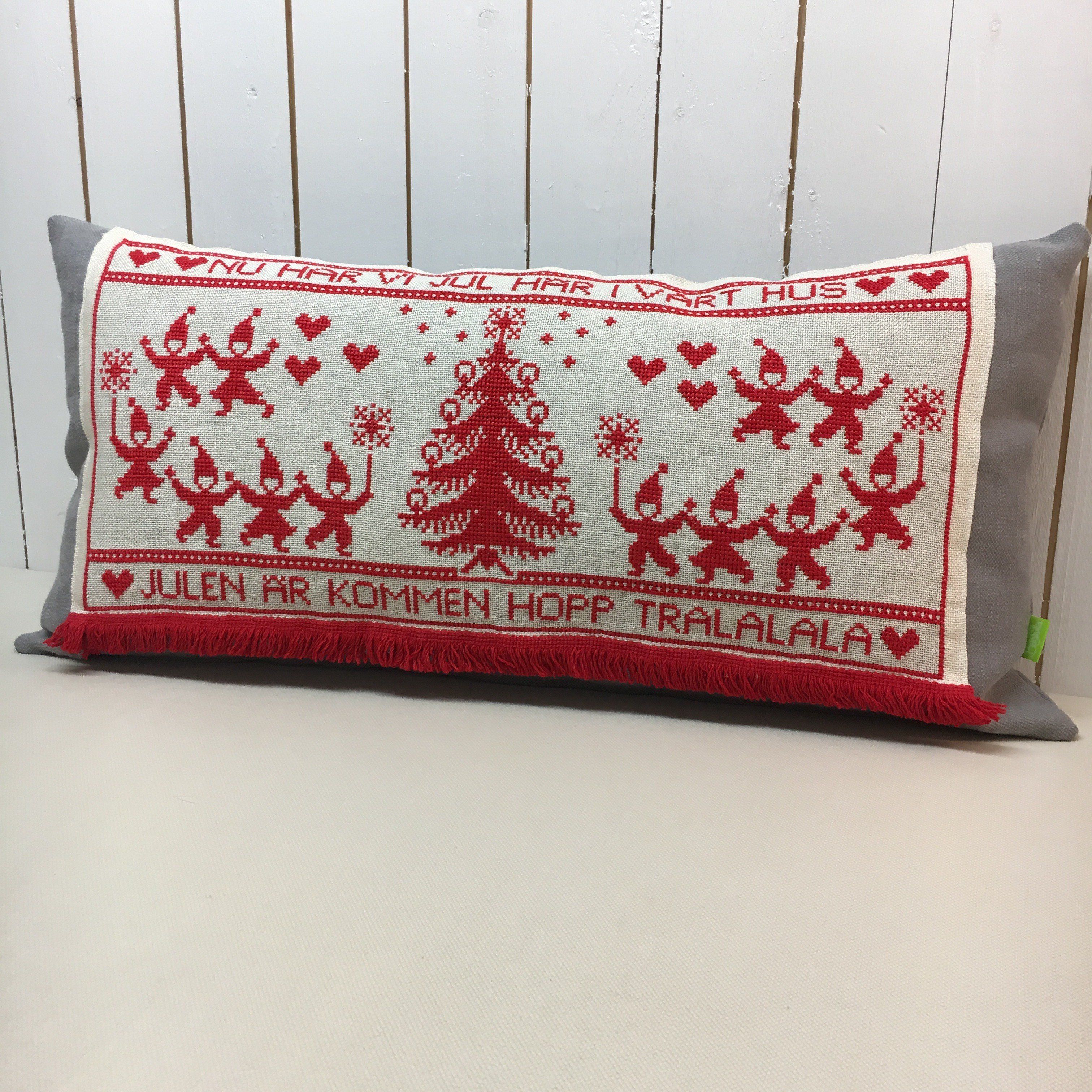 Julbonadskudde Nu har vi jul