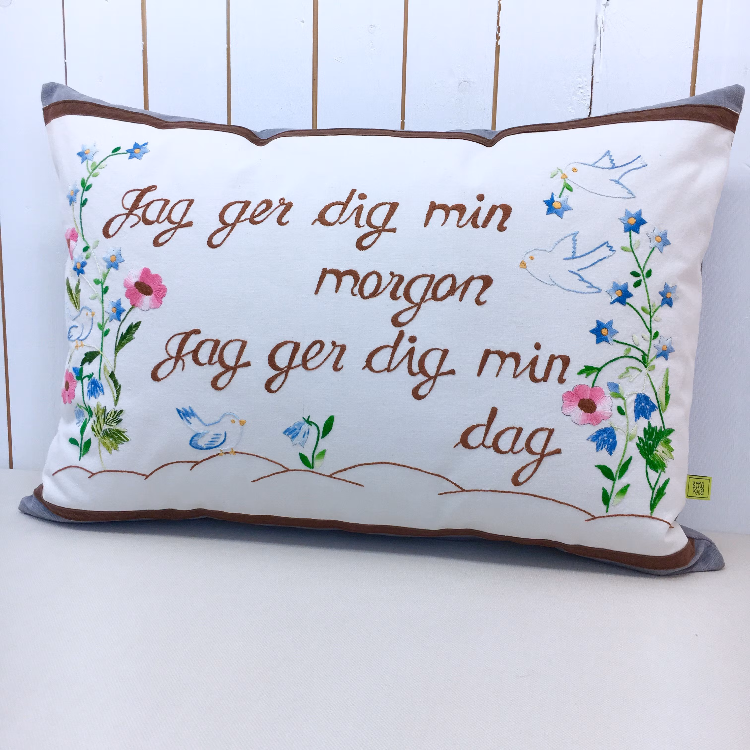 Bonadskudde Jag ger dig min morgon