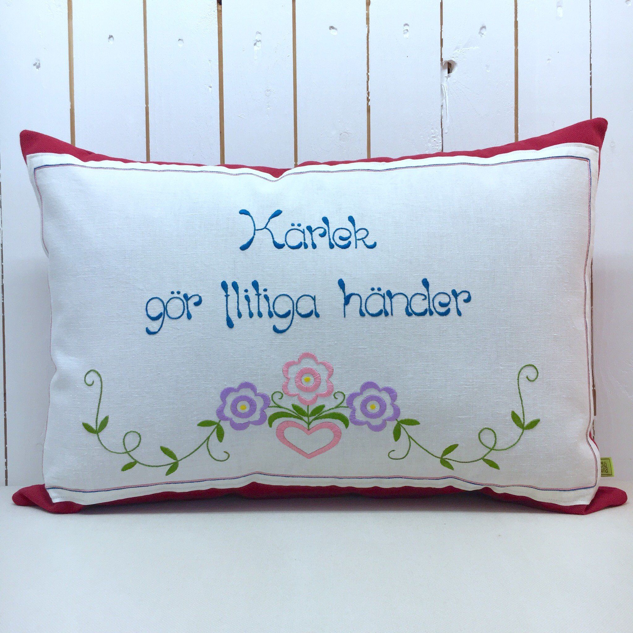 Bonadskudde Kärlek gör flitiga händer