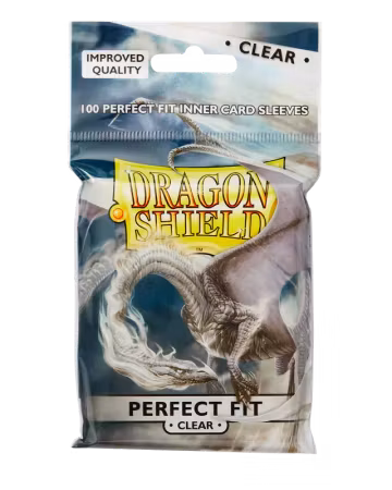 Dragon Shield - Standard Perfect Fit Toploading Sleeves - Clear/Clear (100 Stycken)