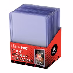 Ultra Pro - 3" x 4" Clear Regular Toploader (25 pieces)