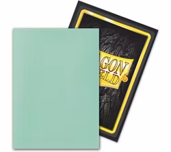Dragon Shield - Standard Size Dual Matte Sleeves (100 Stycken) - Eucalyptus