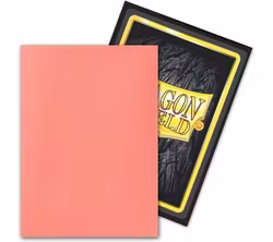 Dragon Shield - Standard Size Dual Matte Sleeves (100 Stycken) - Peach
