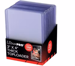 Toploaders Super Thick 100pt Clear (25 Stycken)