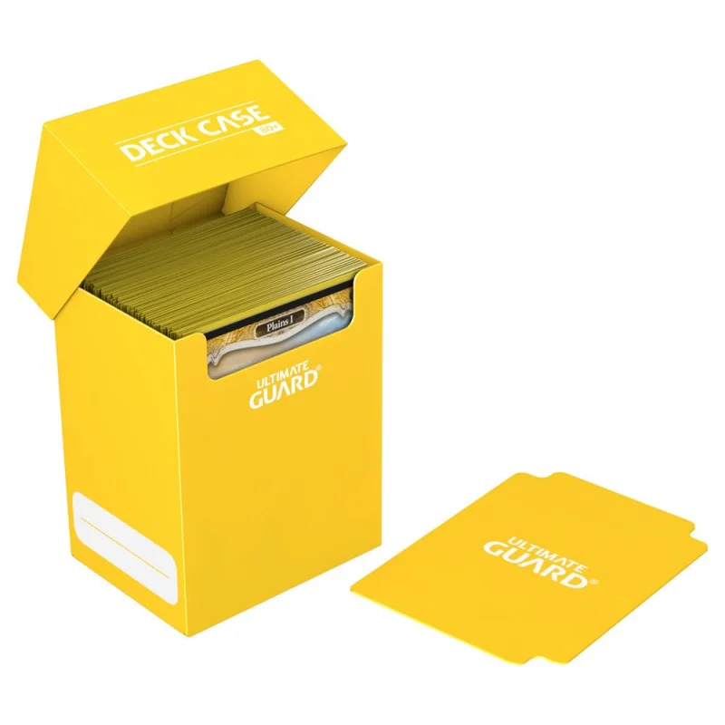 Ultimate Guard - Deck Case 80+ Standard Size - Yellow