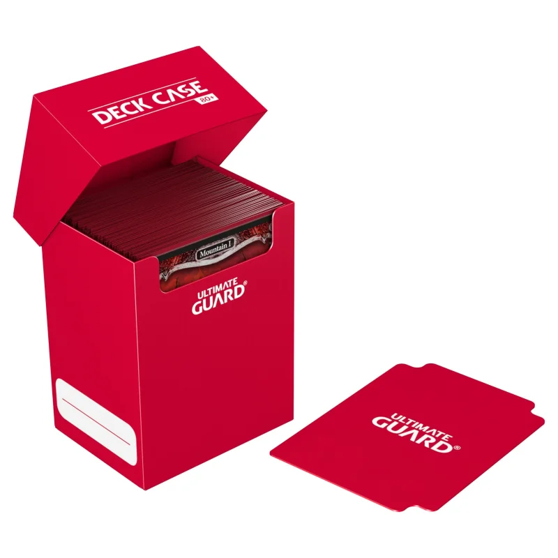 Ultimate Guard - Boulder Deck Case 80+ Standard Size - Ultimate Guard - Deck Case 80+ Standard Size - Red