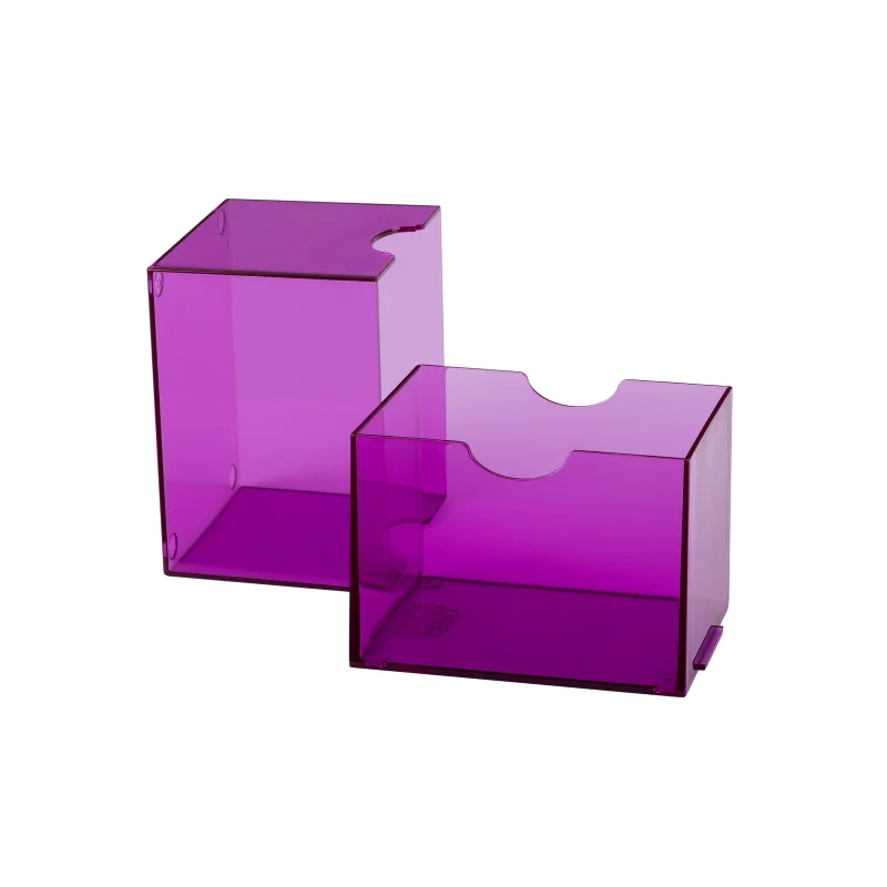 Dragon Shield - Strongbox - Clear Purple