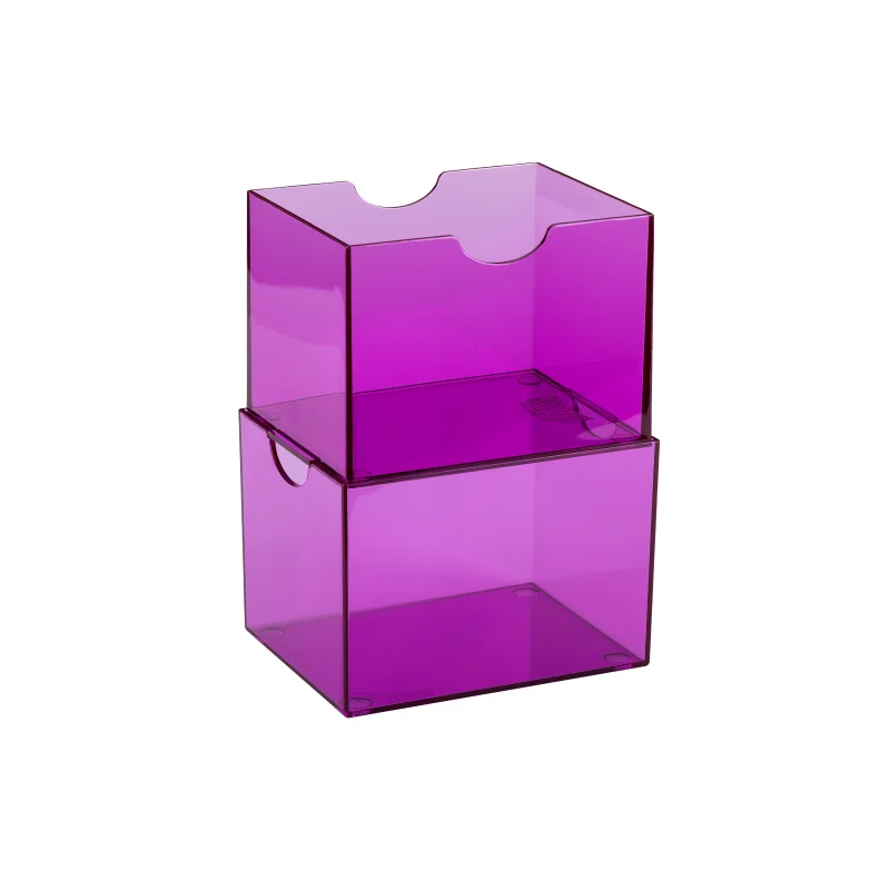Dragon Shield - Strongbox - Clear Purple