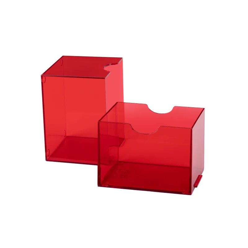 Dragon Shield - Strongbox - Clear Red