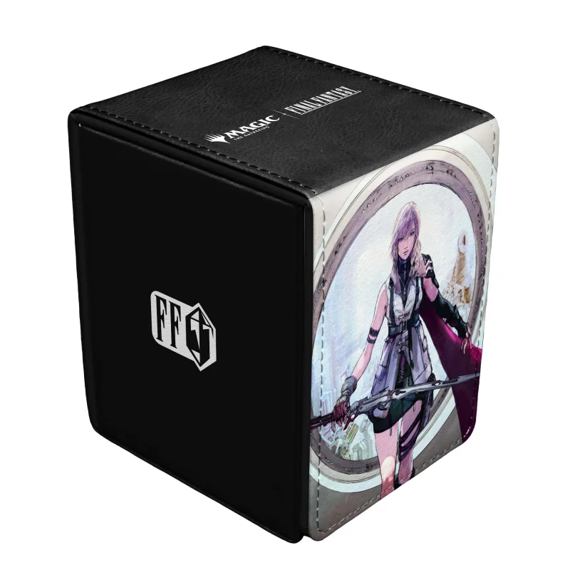 Ultra Pro - Final Fantasy Alcove Flip Deck Box Premium for MtG - Lightning, Army of One