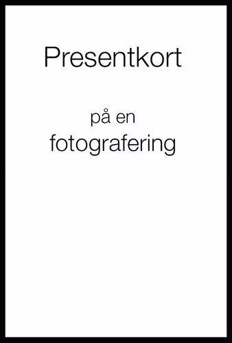 Gift card on a photo shoot