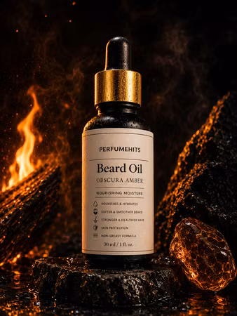 Premium Beard Oil — Obscura Amber