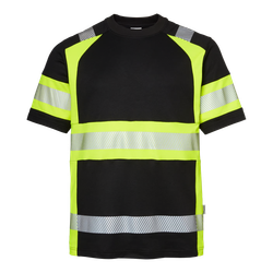 T-SHIRT Black/fluorescent yellow (914) 276