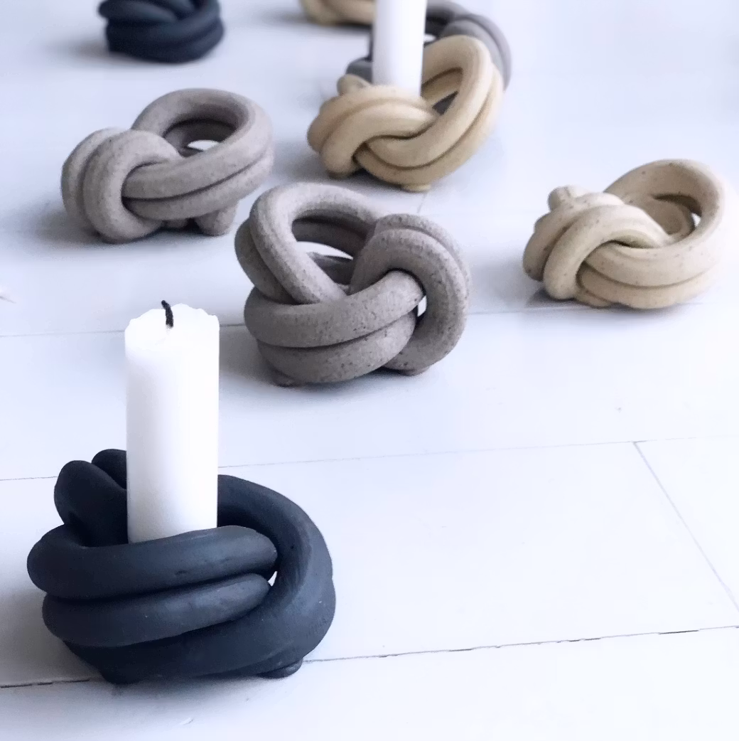 Endless ljusstake (matta färger)