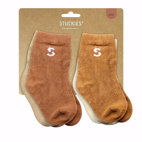 STUCKIES® Classics Babystrumpor 4-pack - Antiglid & Silikon – Barnstrumpor