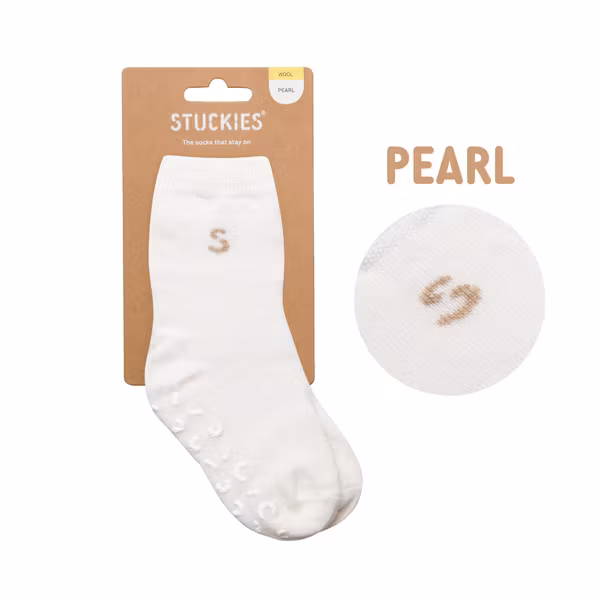 STUCKIES® Wool Singles Ullstrumpor som sitter kvar på foten – Barnstrumpor