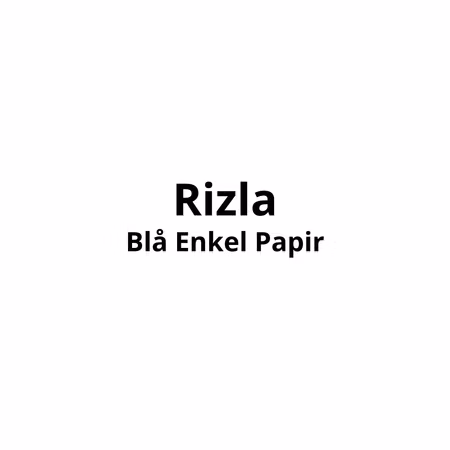 Rizla Blå Enkel Sigarettpapir | 50 stk x 5 pk | 14,98 kr pr pakke