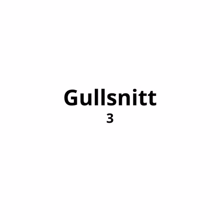 Gullsnitt 3 50g (5pk) 335,80 pr stk