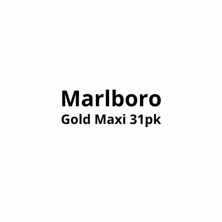 Marlboro Gold Maxi 31 stk x 8 pk – Kartong