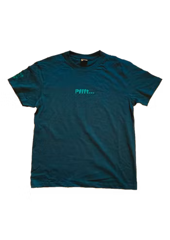 Pffft T-skjorte str L grøn