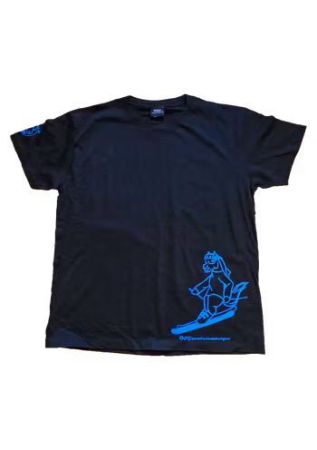 Slalåm T-skjorte str S svart